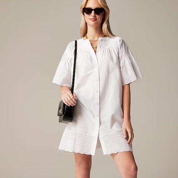 J. Crew Dresses & Skirts - J crew Jolie dress in eyelet cotton poplin